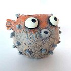 Sushi Blow Fish Succulent Planter     Blobhouse 3 5    Puffer Pot By Gesine Kratzner