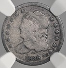 1836  H10c Capped Bust Silver Half Dime  Ngc G4   8404748-014
