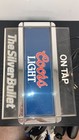 Vintage 1991 Coors Light Beer Silver Bullet Edgelit Lighted Sign On Tap Version