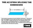 Open Reel Audio Splicing Tape Tabs Die Cut For 1 4  Tape Roll Of 100 Atr Maxell