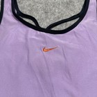 Vintage Nike Fit Dry Tank Top Medium Purple Center Swoosh Womens Shirt Gray Tag