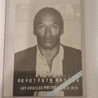 O j  Simpson Trouble In L a  Buffalo Bills Autographed Nfl Football Trading Card