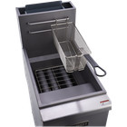 Patriot Pt-f3-ng 35 - 40 Lb Natural Gas Stainless Steel Floor Deep Fryer 15-1 2 