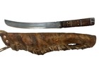 Blackfoot   Native Plains Indian Trade Knife  Pewter Russel Green River  15 5 l