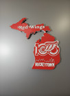 Detroit Red Wings 100th Anniversary Michigan Wall Art     Hockeytown 3d Sign
