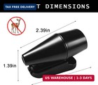4 Pcs Deer Whistles For Car  Wind-activated Ultrasonic Auto Deer Whistle To Avoi
