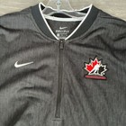 New Nike Black Team Canada Hockey 1 4 Zip Adult Medium