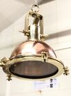 Nautical Vintage Antique Industrial Copper   Brass Ceiling Light Set Of 1 Pcs