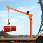 1100lb Truck-mounted Crane Hoist W  12v Electric Winch Pickup Truck Jib Cranes