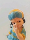 Wonderful Vintage Antique Celluloid Girl Doll 5 1 2  And Stand