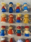 Vintage Lot Of 40 Playskool Playmates Little People Figurines Men Women And More