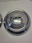 1951-52 Chevrolet Dog Dish Hubcaps Set Of 2  pre-owned 