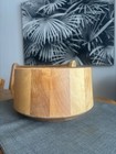 Dansk International Wooden Salad Serving Bowl 9x5 Inches Mcm 