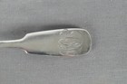 19th Century Monogrammed Mrw Silver Serving Spoon Probably Dutch