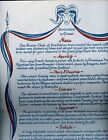 Vintage Restaurant Menu - Palo Alto  California - Dh  David Hinkley - Nice Cond