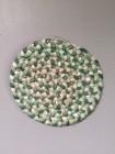 Woven Braided Hot Pad Doily Centerpiece Vintage Granny Core