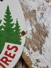Vintage Smokey Bear Porcelain Sign Old Forest Service 1954 National Park Fire