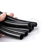 Black Silicone Tube Hose Id 0 5mm-60mm    Od 1mm-68mm Soft Rubber Pipe
