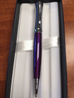 Cross Parasol Chrome And Violet Twist Ballpoint Pen