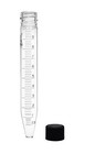 Eisco Labs 10ml Graduated Centrifuge Tube With Screw Cap - Borosilicate Glass