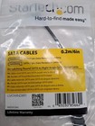 Lot Of 12 Startech 6in Latching Round Sata To R Angle Sata Seriel Cable