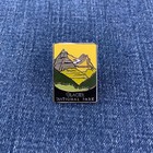 Glacier National Park Enamel Lapel Pin - Montana Hiking Gift Travel Souvenir