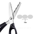 Fabric Pinking Shears Craft Scissors   serrated Scalloped Stainless Steel Handl   