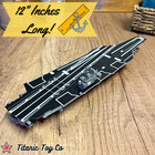 12-inch Uss Ronald Reagan  cvn-76  Aircraft Carrier Model     Nimitz-class