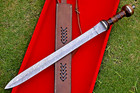 Roman Gladius Warrior Custom Made Damascus Sword -hand Forge Damascus Steel Ss25