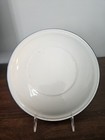 Vtg Blue   White Floral Design Enamelware 10  Plate - Euc -