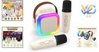 Mini Karaoke Machine For Kids   Adults Portable Bluetooth Microphone Speaker