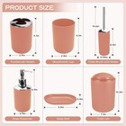 Bathroom Accessories Set  6pcs Bathroom Accessory Set Includes Toothbrush Hol   