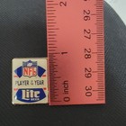 Vtg Nfl Football Miller Lite Beer Player Of The Year Promo Enamel Lapel Pin