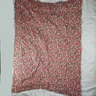 Patchwork Crib Quilt Baby Blanket Floor Play Tummy Time Strawberry Print Back