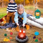 Pretend Camping Toys Play Set  Campfire  Play Food Toy Food For Kids With Oil   