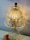 Vintage Cut Crystal Glass Lamps Boudoir Night Light Table Lamp Read