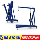 2 Ton Folding Motor Engine Hoist Hydraulic Cherry Picker Shop Crane Hoist Lift