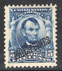Philippines  230 F-vf Mnh Dg-5c Abraham Lincoln Overprint Strong Color  230-7 