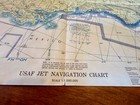 Vintage 1959 Usaf Jet Navigation Chart Mid United States Jn-1