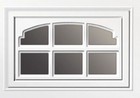 Clopay Charleston 508 Window Inserts  short Panel Garage Door White Set Of 8