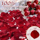 4000 Pcs Pink Artificial Rose Petals 50 Heart Led Tea Lights Romantic Set Decor