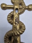 Vintage Solid Brass Nautical Anchor Wall Hanger Decoration 7 5  
