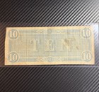 1864 Confederate States Of America Currency Note  10  Civil War Ten Dollars