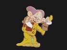 Disney Pin Hkdl Dopey Holding Happy And Grumpy Puppet Series Snow White 7 Dwarfs