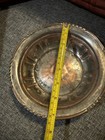 Antique Ottoman Tinned Copper Plate 7 25  Hand Hammered Middle Eastern Turkish