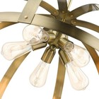 Livex Lighting 5 Light Antique Brass Pendant Chandelier  24 X 24 X 51 5