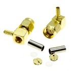 Rpsma Male Right Angle Plug Crimp For Rg174 Rg316 Lmr100 Cable Lot Rf Connector