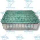 Aluminum Sterilization Tray Case 18 x12 x5   45 X 30 X 12 Cm  Surgical