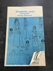 Simplicity 5989 Sewing Pattern Misses Robe Bathrobe Two Lengths Vintage