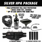 Maddog Tippmann Tmc Magfed Silver Hpa Paintball Gun Marker Starter Package Black